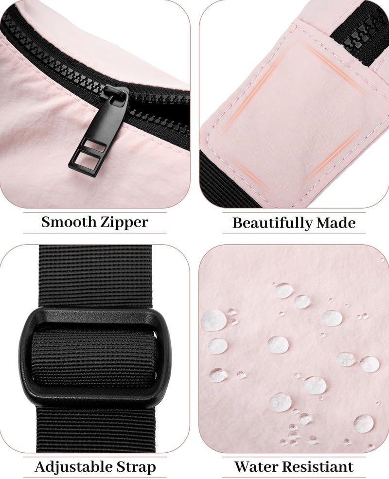 Iioscre Medium Crossbody Crescent Bag for Women Men Trendy, Nylon Crossbody Hobo Bag with Adjustable Strap and Inner Pockets. - Image 5